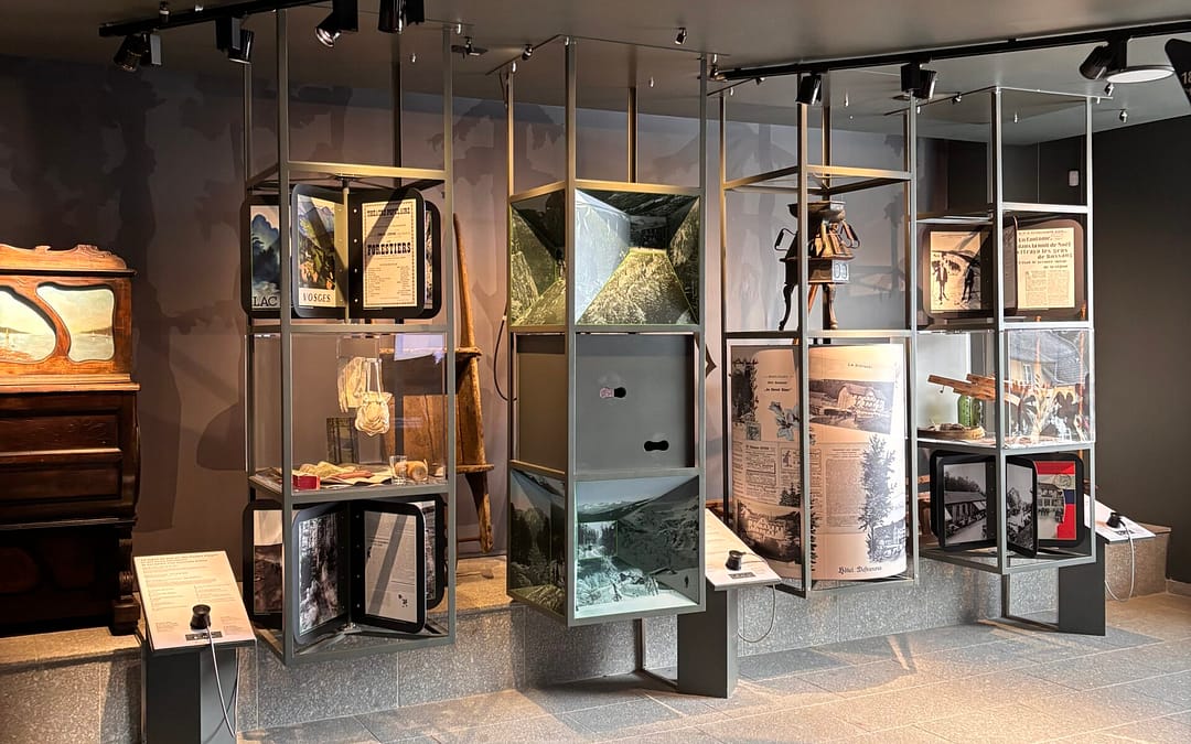 Exposition historique Le 1139 au Col de la Schlucht sur la frontière entre les Vosges et l'Alsace