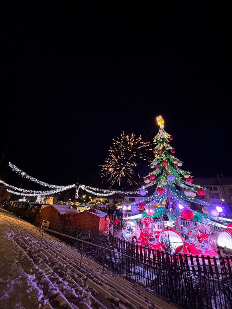 tout proche de la grande cabane du Blanc Ruxel de Xonrupt-Longemer le marché de Noël  de gerardmer 